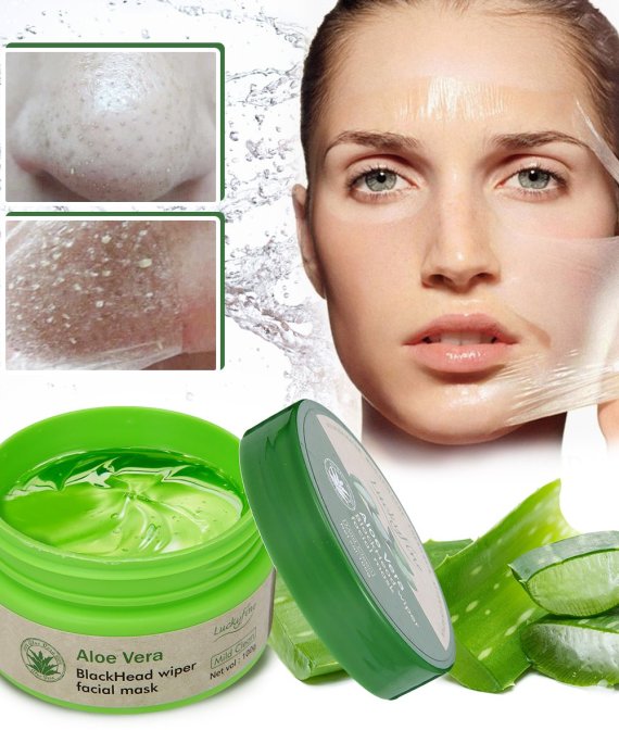 Home Aloe Vera Peel Off Facial Mask Blackhead Removal