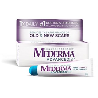 Home Mederma Advanced Scar Gel - 1x Daily: Use less, save more - Reduces the Appearance of Old & New Scars - #1 Doctor & Pharmacist Recommended Brand for Scars - 0.7 ounce, 0.7 Ounce