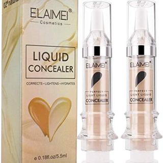 Home Waterproof Full Coverage Concealer Duo - Achieve flawless skin with this creamy liquid foundation and concealer kit