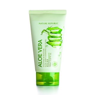 Cleansing Gel Foam Soothing and Moisture Aloe Vera